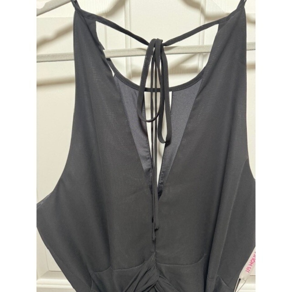 JJ's House halter pant jumpsuit wide leg with pockets Size 16W - Picture 7 of 10